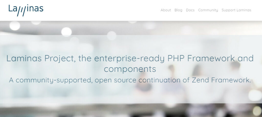 The Laminas PHP framework.