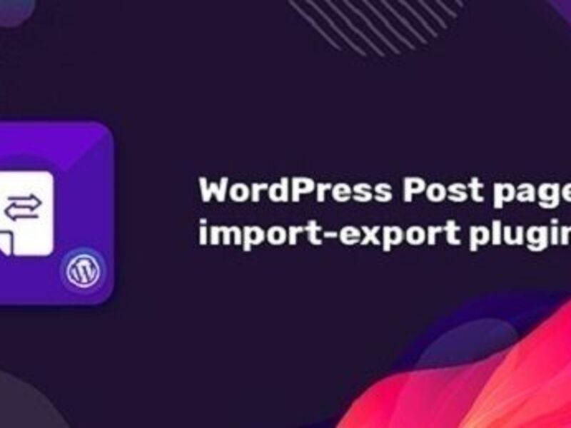 Post/Page Copying Tool to Export and Import post/page