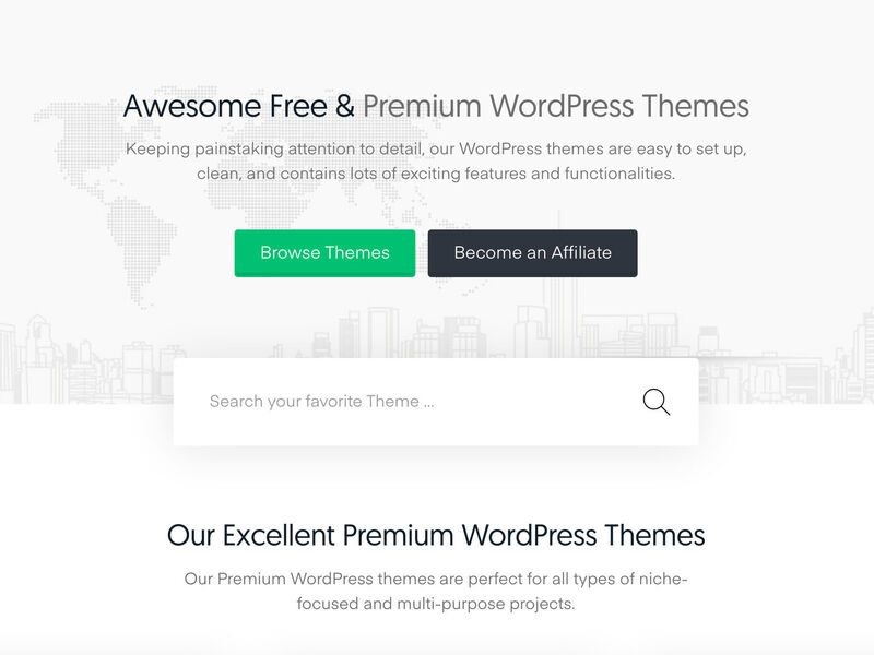 Premium Niche focused WordPress Themes from our team