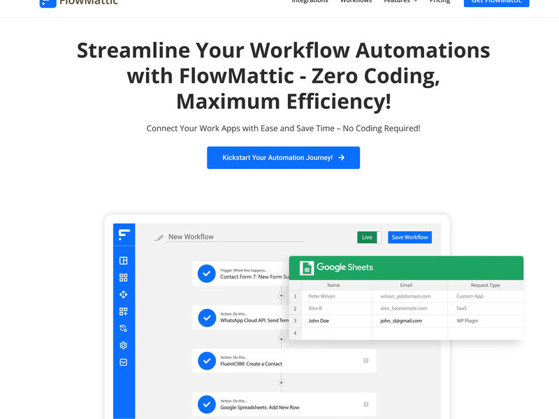 FlowMattic - WordPress Automation Plugin