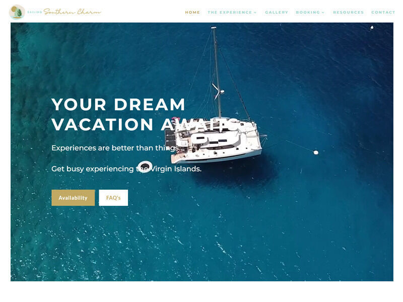 Sailing Southern Charm | Website Design & Development