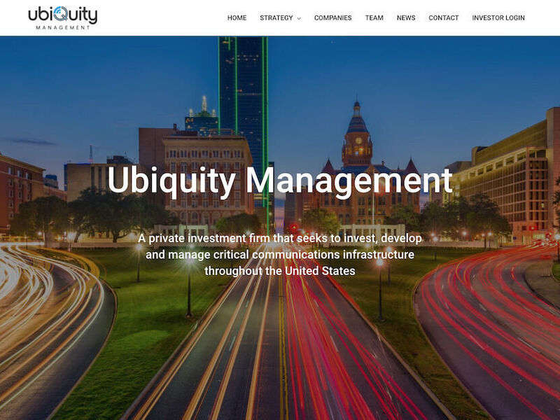 Ubiquity Management - Astra/Elementor Site