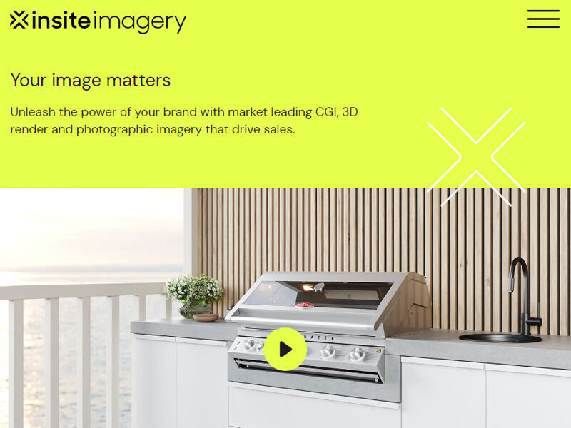 Insite Imagery - 3D Design Agency website