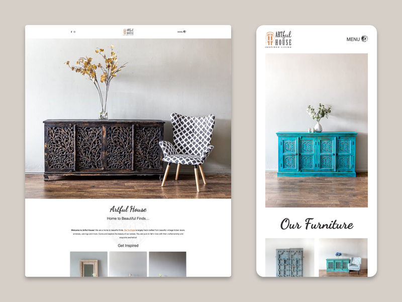 Website Design for Artful House