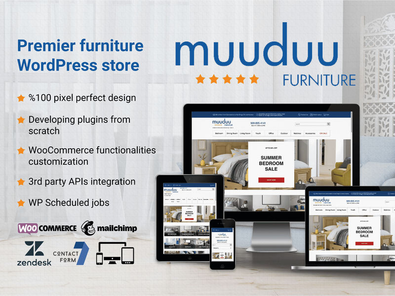 Premier furniture WordPress store