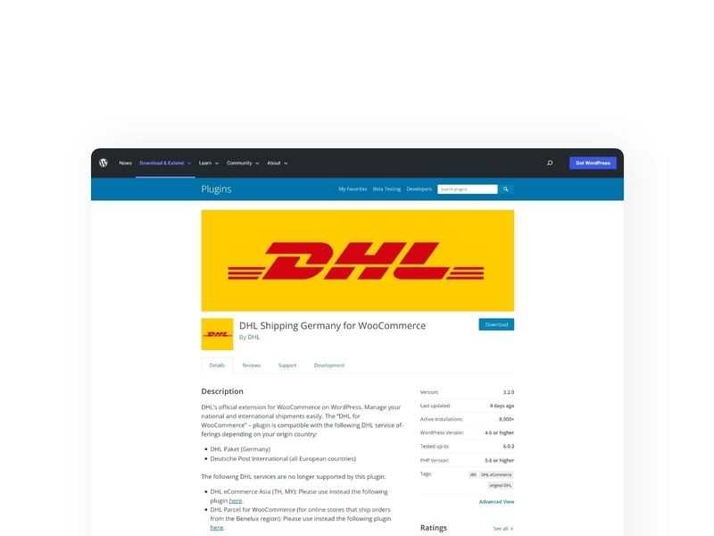 DHL for WooCommerce