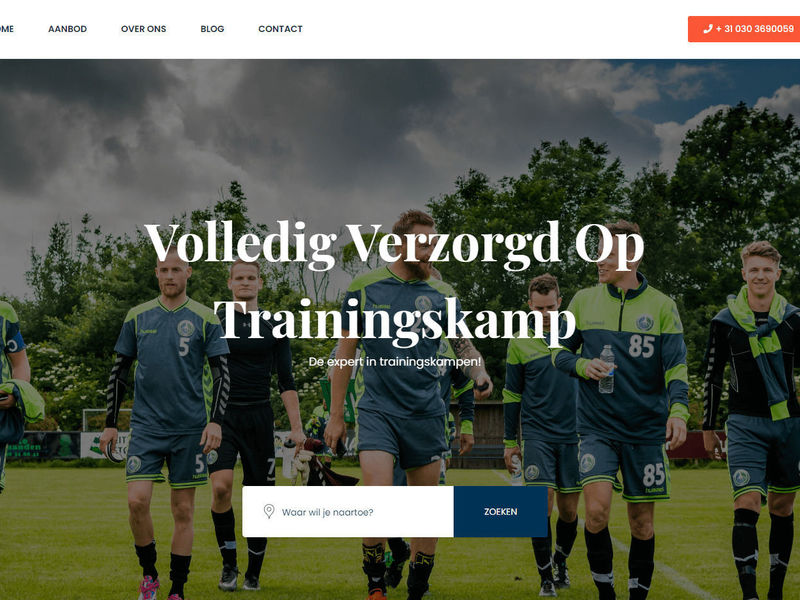 Trainingreizen Website