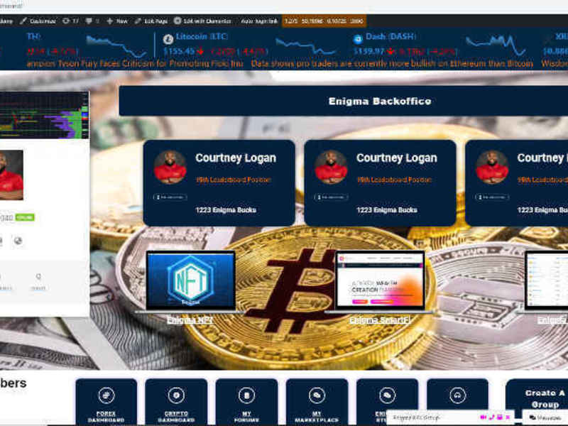 Enigma Crypto Currency Learning Platform