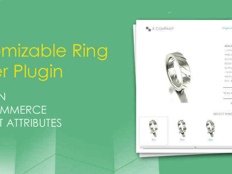 Customizable Ring Builder Plugin based on WooCommerce Product