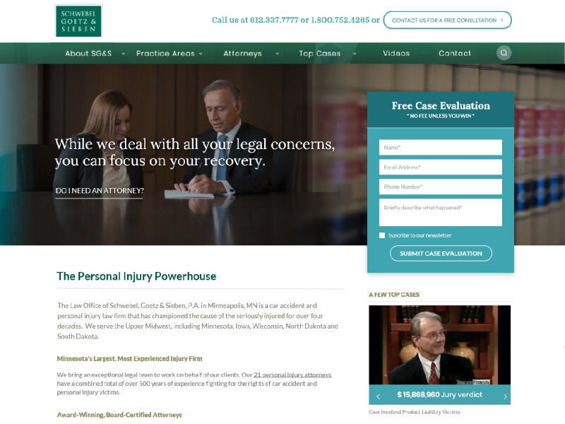 Schwebel, Goetz & Sieben - The Personal Injury Powerhouse