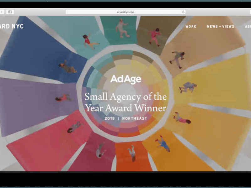 Development of an Agency Portfolio Site for YARD NYC