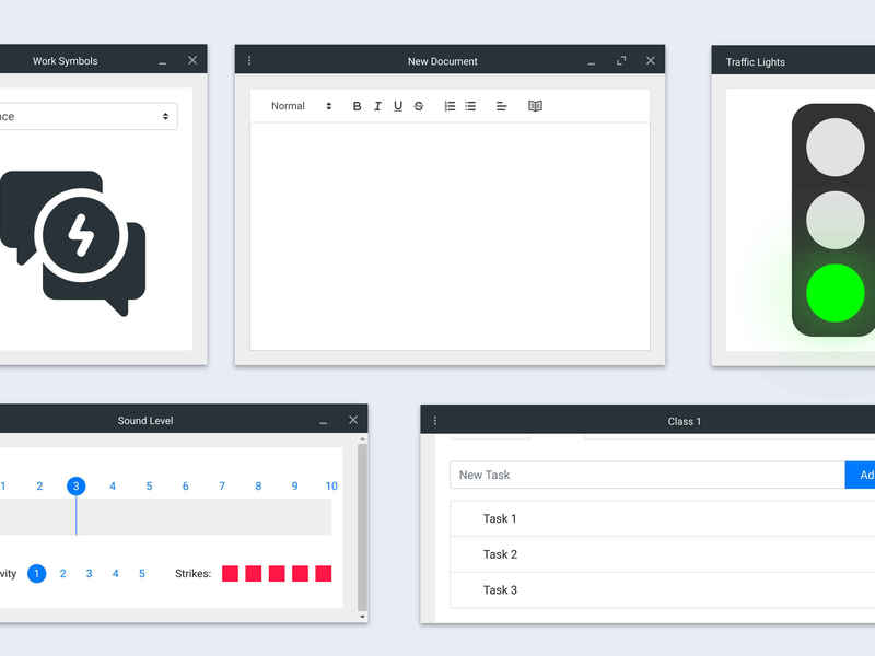 MyClassroomscreen (web application)