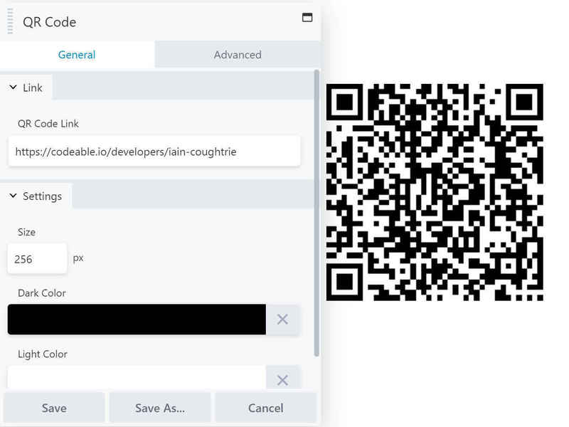 Custom Beaver Builder Module - Dynamic QR Code Generator