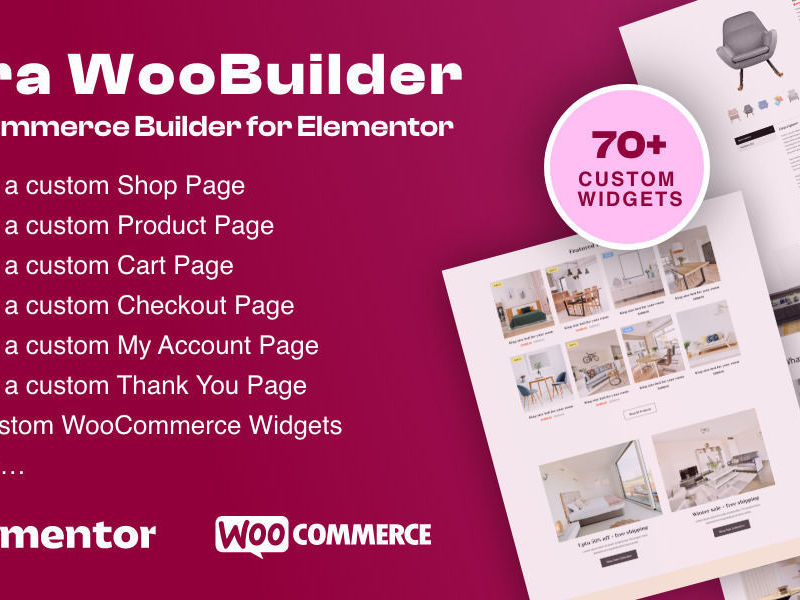 Ultra WooBuilder - WooCommerce Builder for Elementor