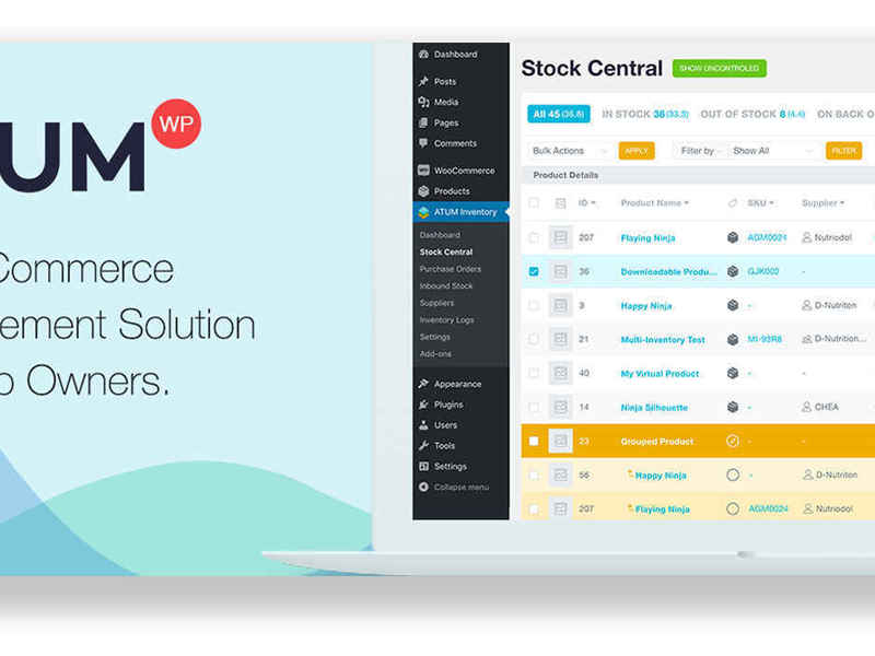 ATUM Inventory Management for WooCommerce