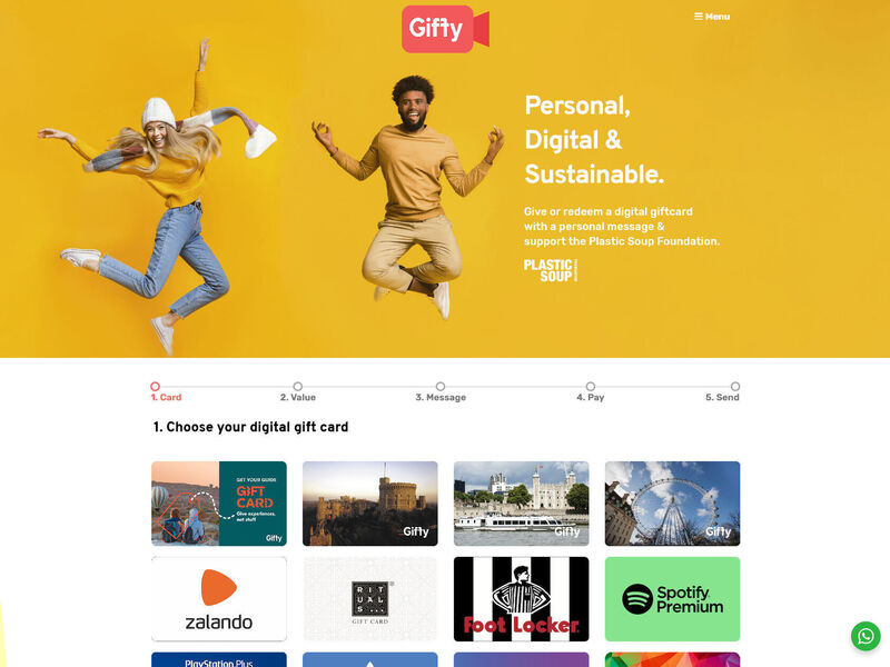 Giffy - Digital Giftcards Shop