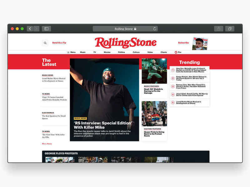 Rolling Stone Website