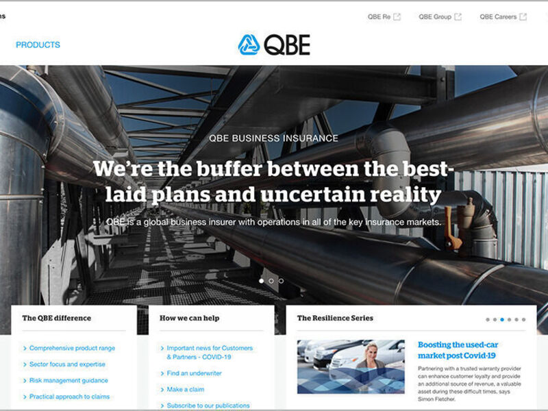 QBE Europe Website