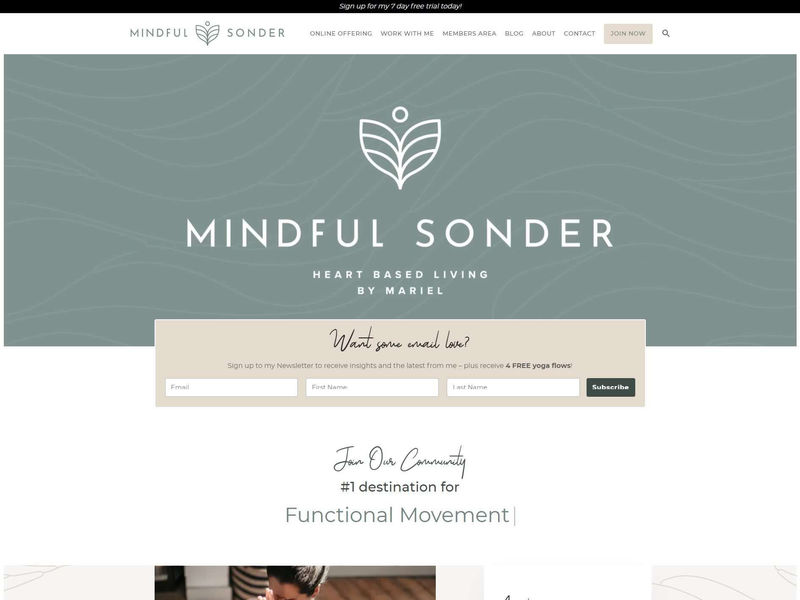 Mindful Sonder - Health Wellness, Yoga, Life Coaching, Mentoring