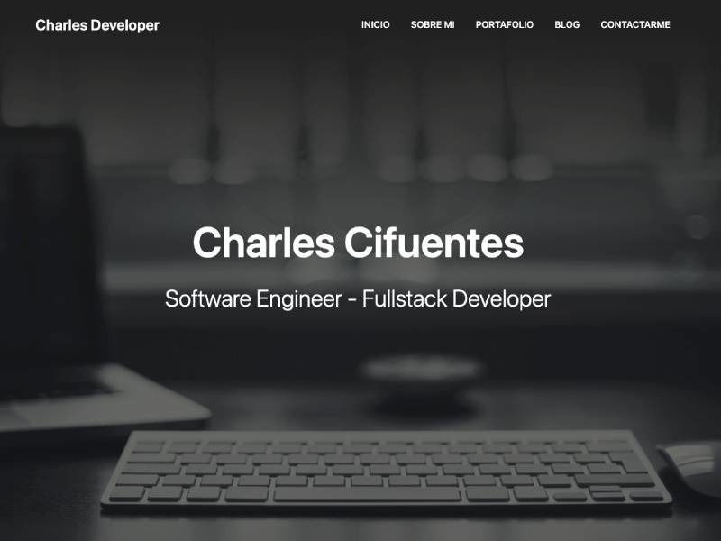 Charles Developer Professional Portfolio