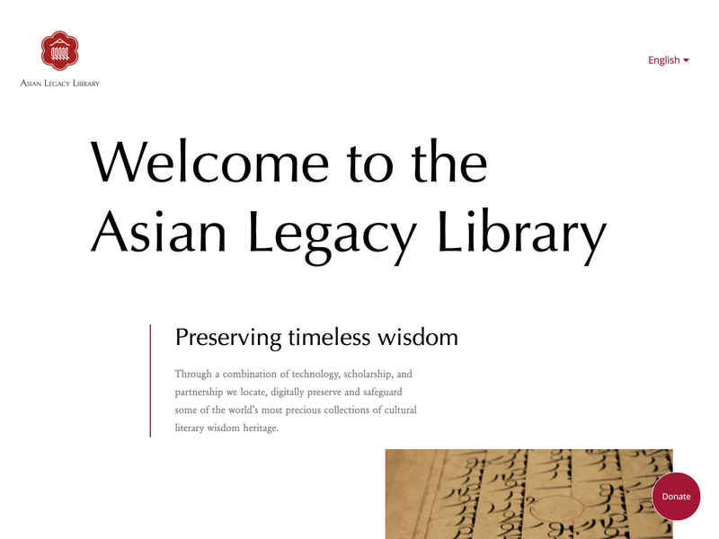 Asian Legacy Library