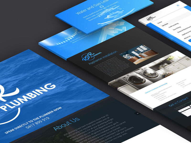 RDR Plumbing - Branding, Complete Web Design & Development