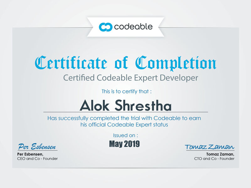 Certified Codeable Expert Developer