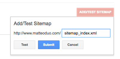 Submit a new XML sitemap to Google