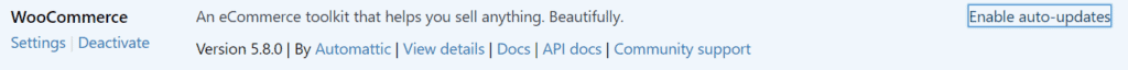 Auto-updates in WooCommerce